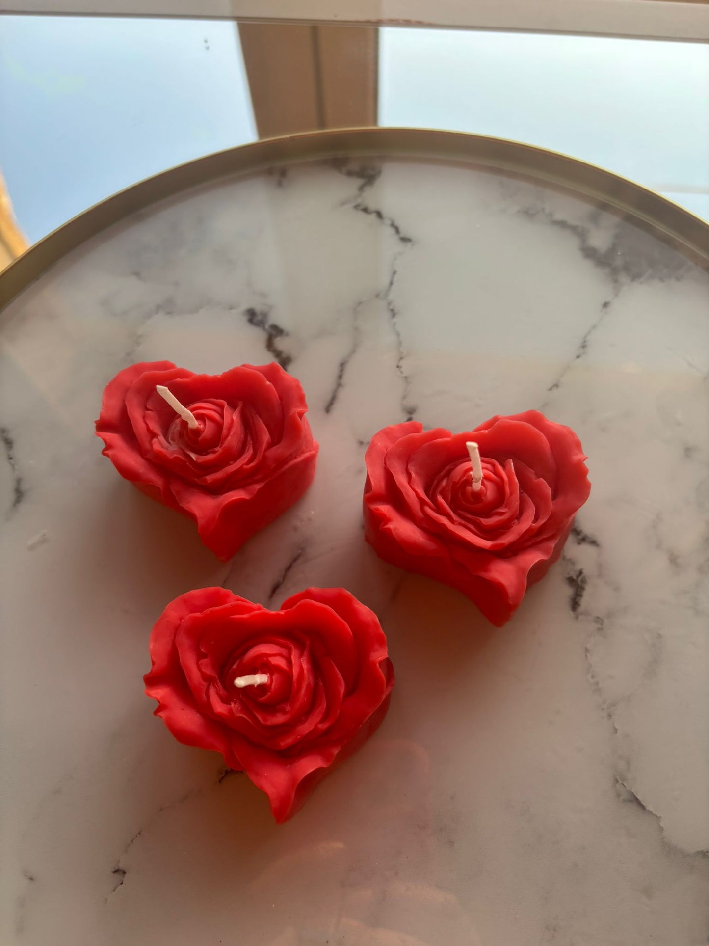 Herz Set Rosen
